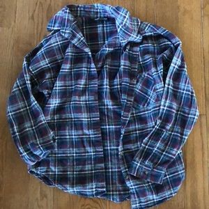 distressed flannel